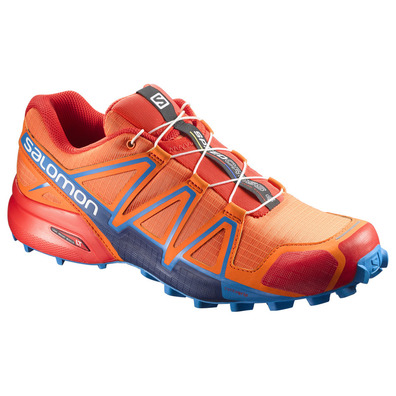 Zapatilla Salomon Speedcross 4 Naranja/Rojo/Azul