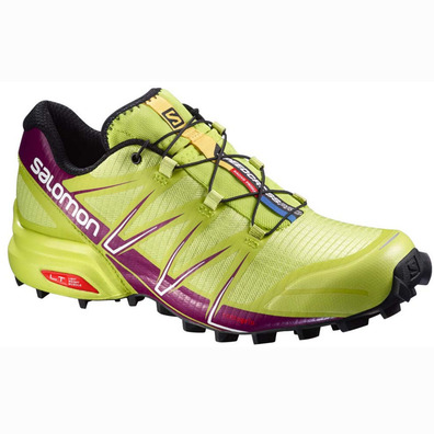 Zapatilla Salomon Speedcross Pro W Verde lima/Púrpura