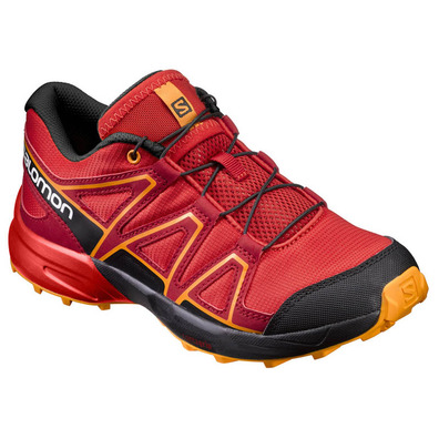 Zapatilla Salomon Speedcross K Rojo/Naranja/Negro