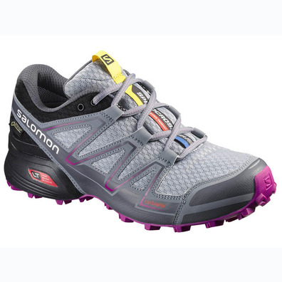 Zapatilla Salomon Speedcross Vario GTX W Gris/Negro/Fucsia