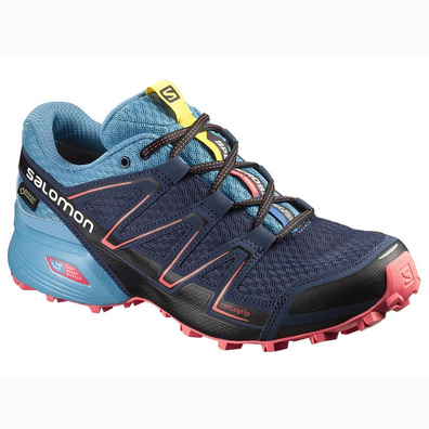 Zapatilla Salomon Speedcross Vario GTX W Marino/Azul/Rosa