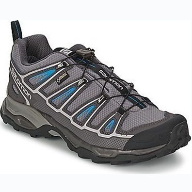 Zapatilla Salomon X Ultra 2 GTX Gris/Negro/Azul