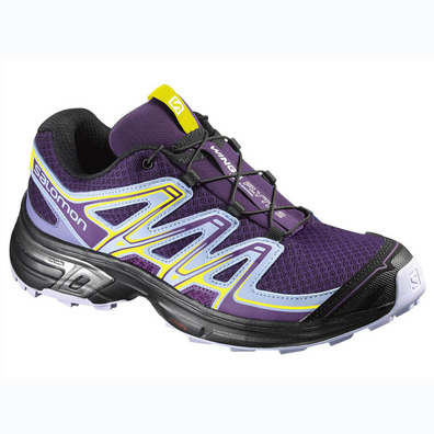 Zapatilla Salomon Wings Flyte 2 W Violeta/Amarillo/Negro