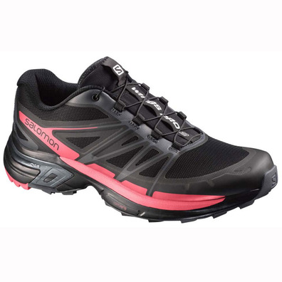 Zapatilla Salomon Wings Pro 2 W Negro/Rosa