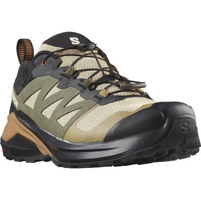 Zapatilla Salomon X-Adventure GTX Beige/Verde/Negro