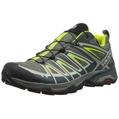 Zapatillas Salomon X Ultra 3 GTX Verde/Gris/Lima