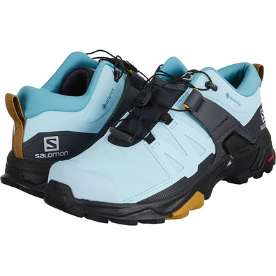 Zapatilla Salomon X Ultra 4 GTX W Azul Celeste