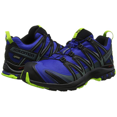 Zapatillas Salomon XA PRO 3D GTX Azul/Negro/Lima