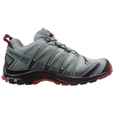 Zapatillas Salomon XA Pro 3D GTX Gris/Rojo/Negro