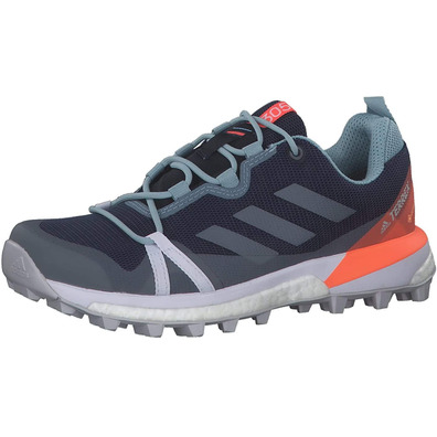 Zapatillas Adidas Terrex Skychaser LT GTX W Marino/Naranja