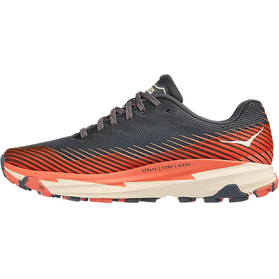 Zapatillas Hoka Torrent 2 W Gris/Coral