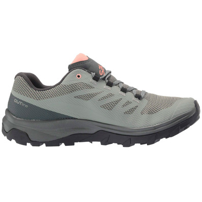 Zapatillas Salomon Outline GTX W Gris/Coral