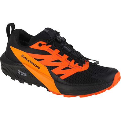 Zapatillas Salomon Sense Ride 5 GTX Negro/Naranja