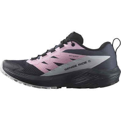 Zapatillas Salomon Sense Ride 5 W Negro/Rosa