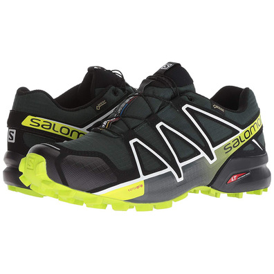 Zapatillas Salomon Speedcross 4 GTX Verde/Negro/Lima