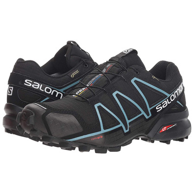 Zapatillas Salomon Speedcross 4 GTX W Negro/Turquesa