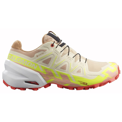 Zapatillas Salomon Speedcross 6 GTX W Beige/Amarillo