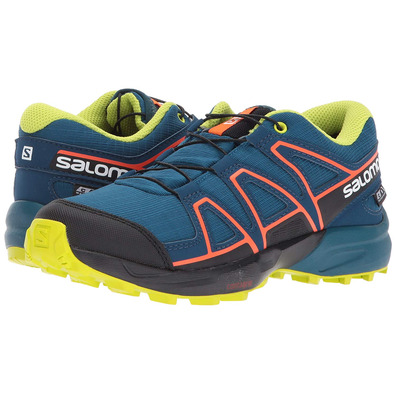 Zapatillas Salomon Speedcross CSWP Aguamarina/Naranja