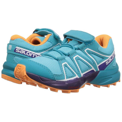 Zapatillas Salomon Speedcross Kid Turquesa/Morado/Naranja