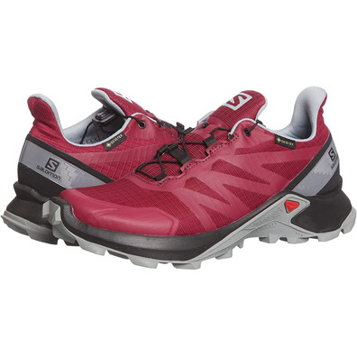 Zapatillas Salomon Supercross GTX W Granate