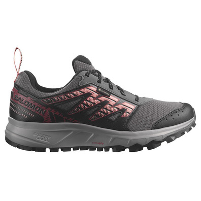 Zapatillas Salomon Wander GTX W Gris/Rosa