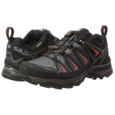 Zapatillas Salomon X Ultra 3 GTX W Negro/Gris/Rosa