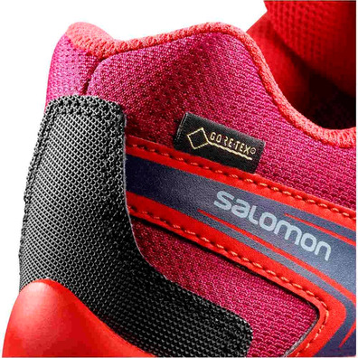 Zapatillas Salomon X Ultra GTX J Fucsia/Rojo