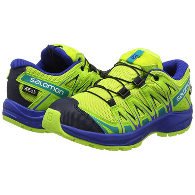 Zapatillas Salomon XA Pro 3D CSWP J Lima/Azul/Negro