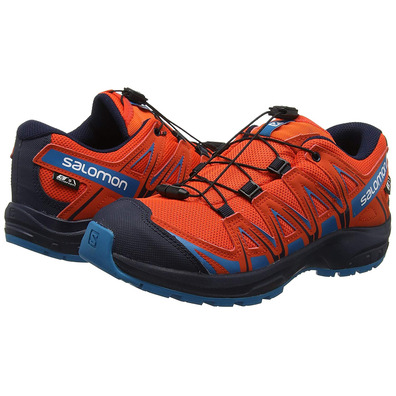 Zapatillas Salomon XA PRO 3D CSWP J Naranja/Azul