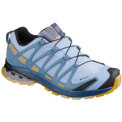 Zapatillas Salomon XA PRO 3D GTX V8 W Azul/Mostaza