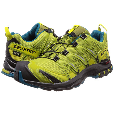 Zapatillas Salomon XA PRO 3D GTX Verde Pistacho/Azul