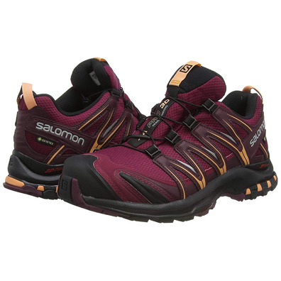 Zapatillas Salomon XA PRO 3D GTX W Granate/Coral