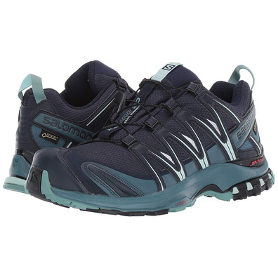 Zapatillas Salomon XA Pro 3d GTX W Negro/Verde Agua