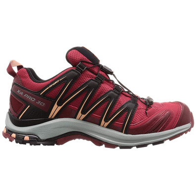 Zapatillas Salomon XA Pro 3D GTX W Rojo/Coral/Negro