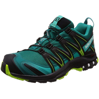 Zapatillas Salomon XA PRO 3D GTX W Verde botella/Negro