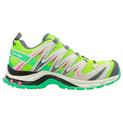 Zapatillas Salomon XA PRO 3D W Verde/Gris/Rosa