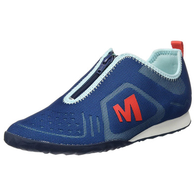 Zapato Merrell Civet Zip W Azul/Coral