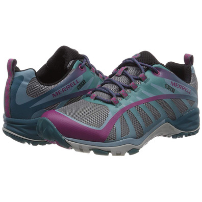 Zapatillas Merrell Siren Edge Q2 WP W Turquesa/Fucsia