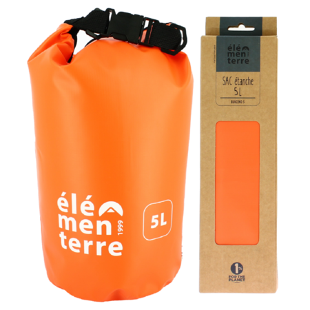 Bolsa De Lona Impermeable Elementerre Buckeno 5l Naranja