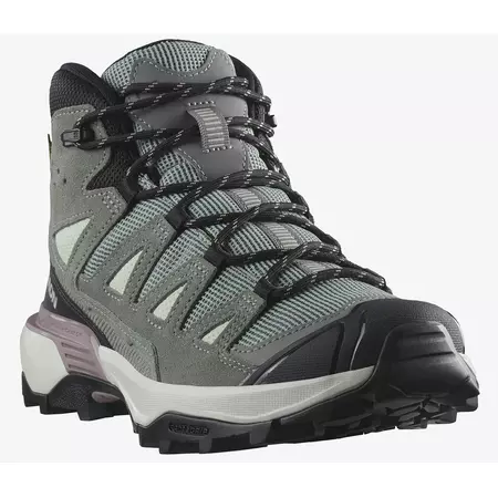 Bota Salomon X Ultra 360 LTR Mid GTX W Gris/Verde