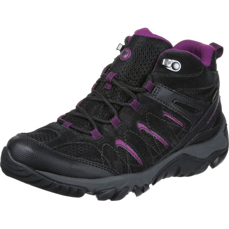 Botas Merrell Outmost Mid Vent GTX  W Negro/Fucsia
