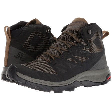 Botas Salomon Outline Mid GTX Negro/Kaki
