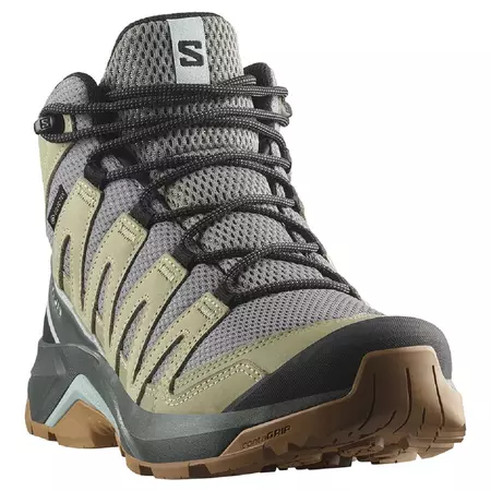 Botas Salomon X-Adventure Recon GTX W Mid Verde/Gris