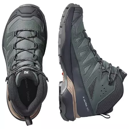 Botas Salomon X Ultra 360 Mid GTX W Verde Bosque