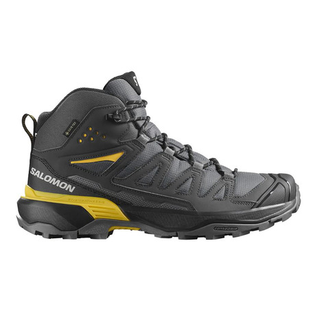Botas Salomon X Ultra 360 Mid Negro/Gris/Amarillo