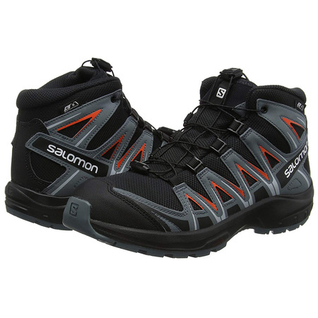 Botas Salomon XA PRO 3D Mid CSWP J Negro/Gris