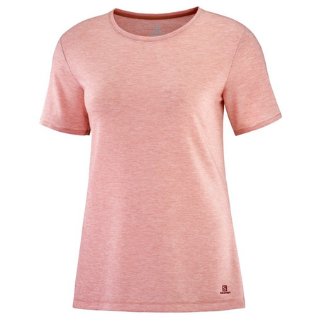 Camiseta Salomon Essencial Short Sleeve Tee W Rosa