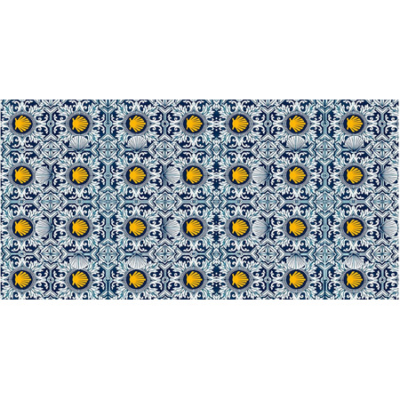 Foulard Camino de Santiago MyL Azul