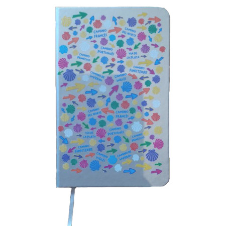 Libreta símbolos de colores Camino de Santiago