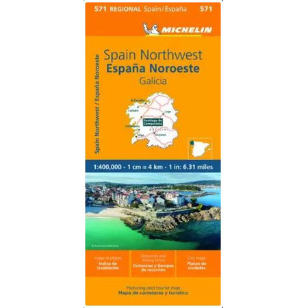 Mapa Michelín Galicia